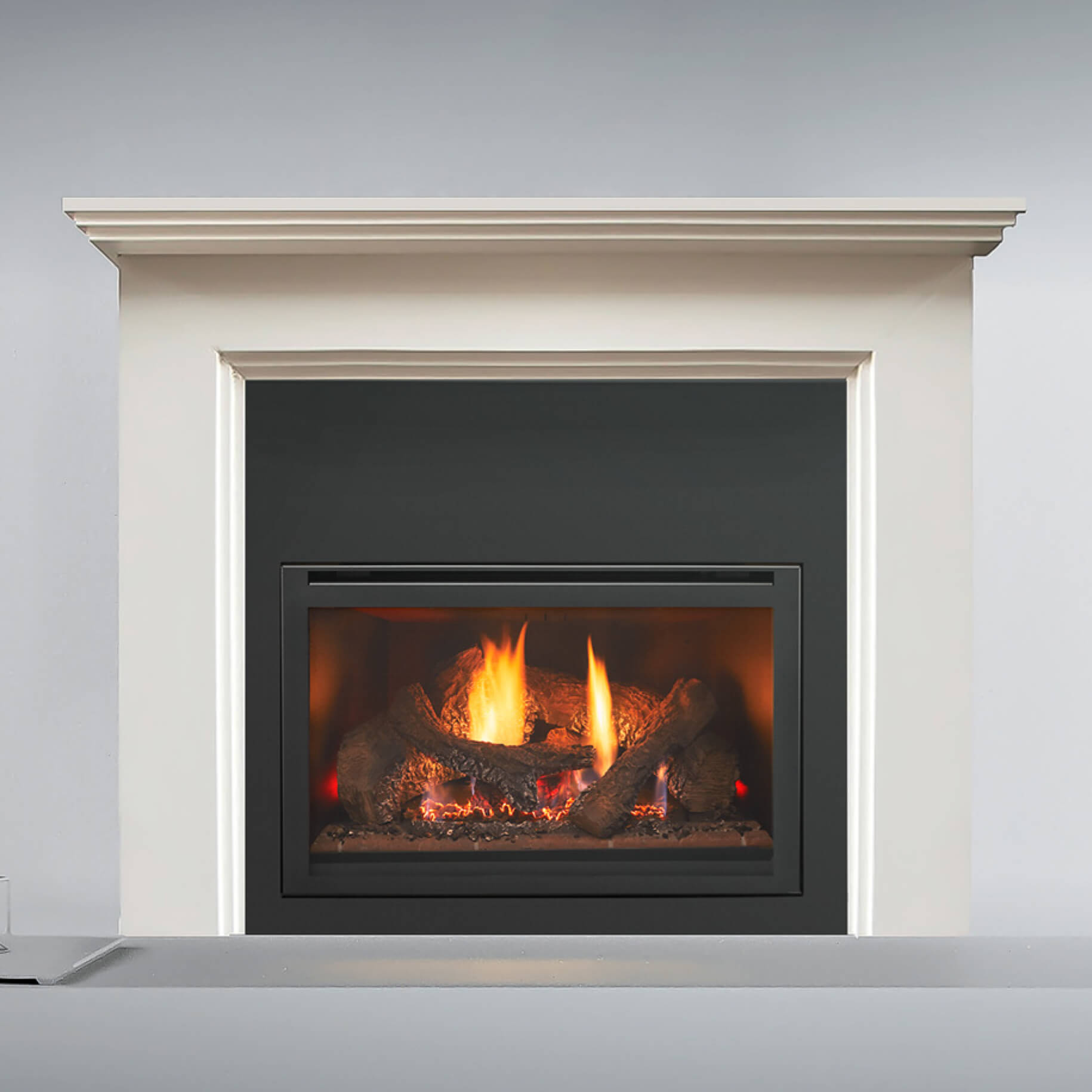 Glo I30 X Insert Gas Fireplace Corner