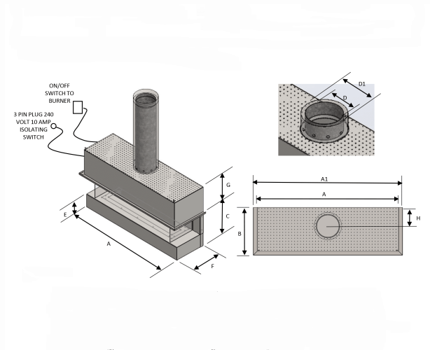 Horizon Cantilever Drawing